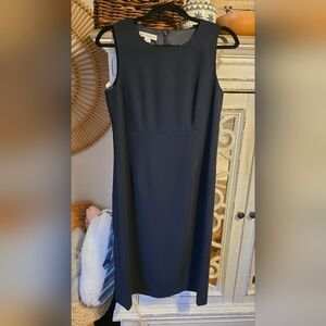 Pendleton Classic Navy Sheath Midi Dress